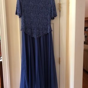 Periwinkle evening dress